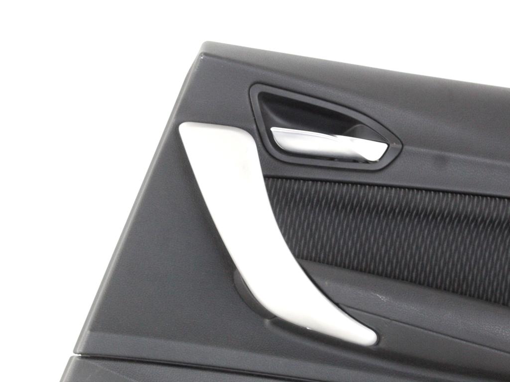 51427274748 PANNELLO INTERNO PORTA POSTERIORE DESTRA IN PELLE BMW SERIE 1 116D F20 2.0 D 85KW 6M 5P (2012) RICAMBIO USATO