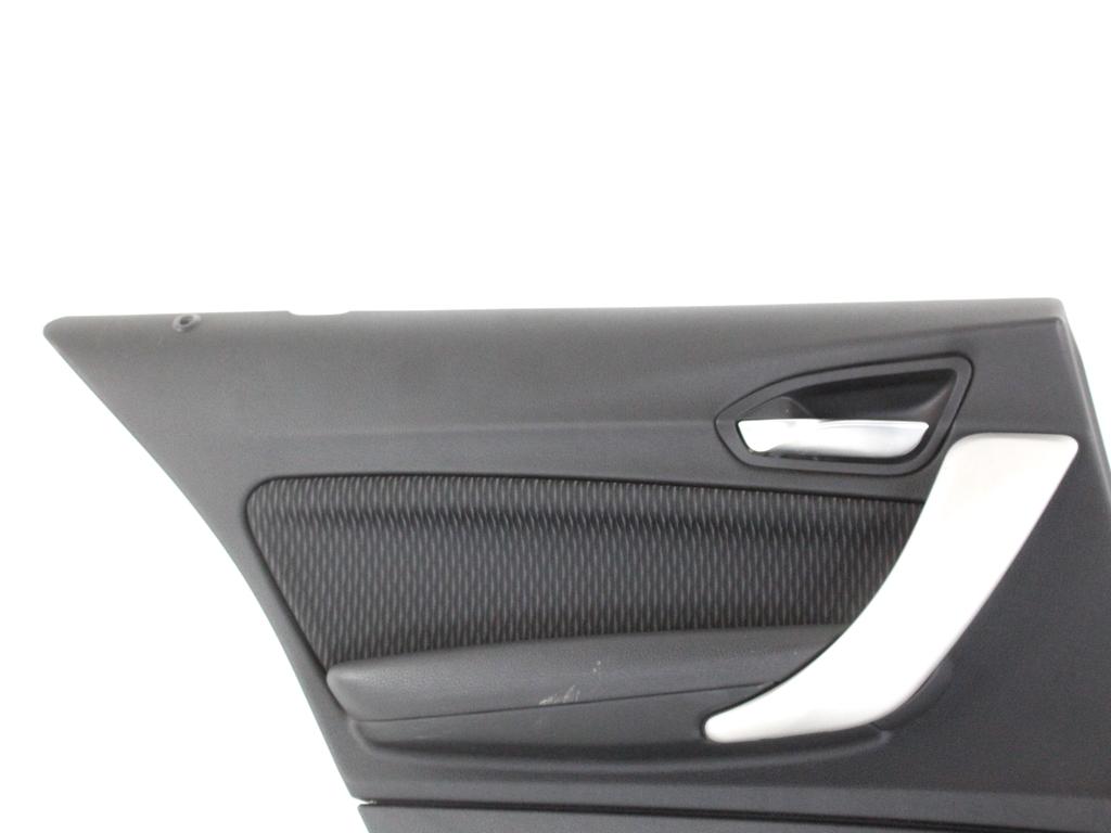 51427274747 PANNELLO INTERNO PORTA POSTERIORE SINISTRA IN PELLE BMW SERIE 1 116D F20 2.0 D 85KW 6M 5P (2012) RICAMBIO USATO