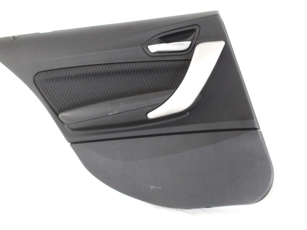 51427274747 PANNELLO INTERNO PORTA POSTERIORE SINISTRA IN PELLE BMW SERIE 1 116D F20 2.0 D 85KW 6M 5P (2012) RICAMBIO USATO