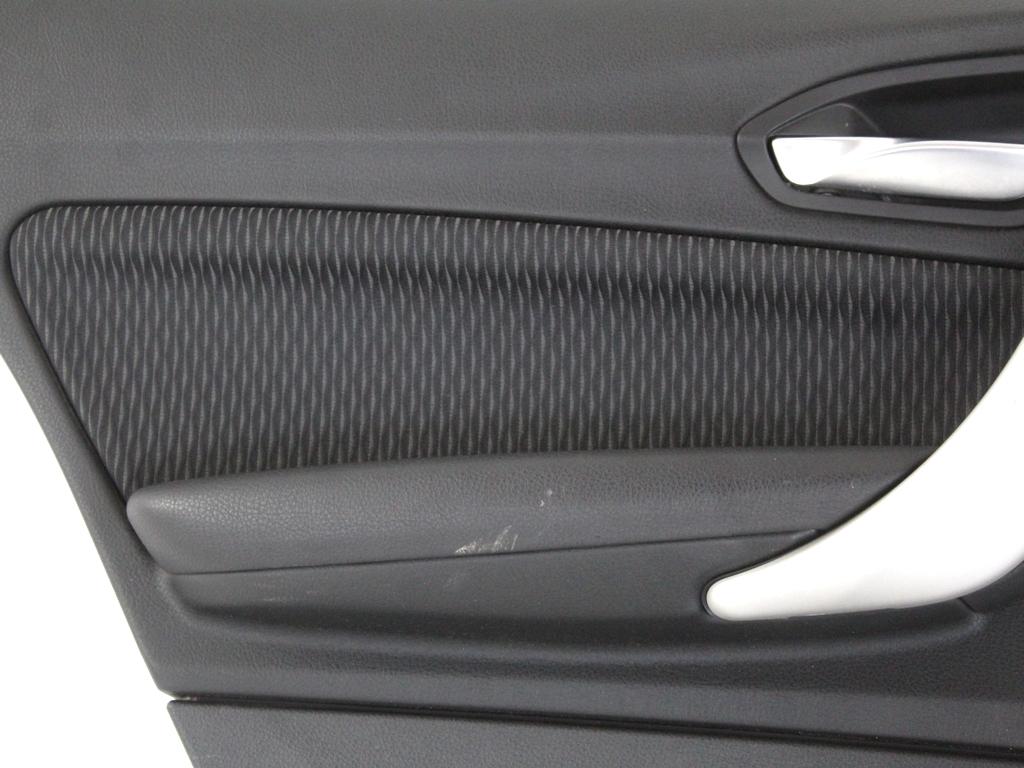51427274747 PANNELLO INTERNO PORTA POSTERIORE SINISTRA IN PELLE BMW SERIE 1 116D F20 2.0 D 85KW 6M 5P (2012) RICAMBIO USATO