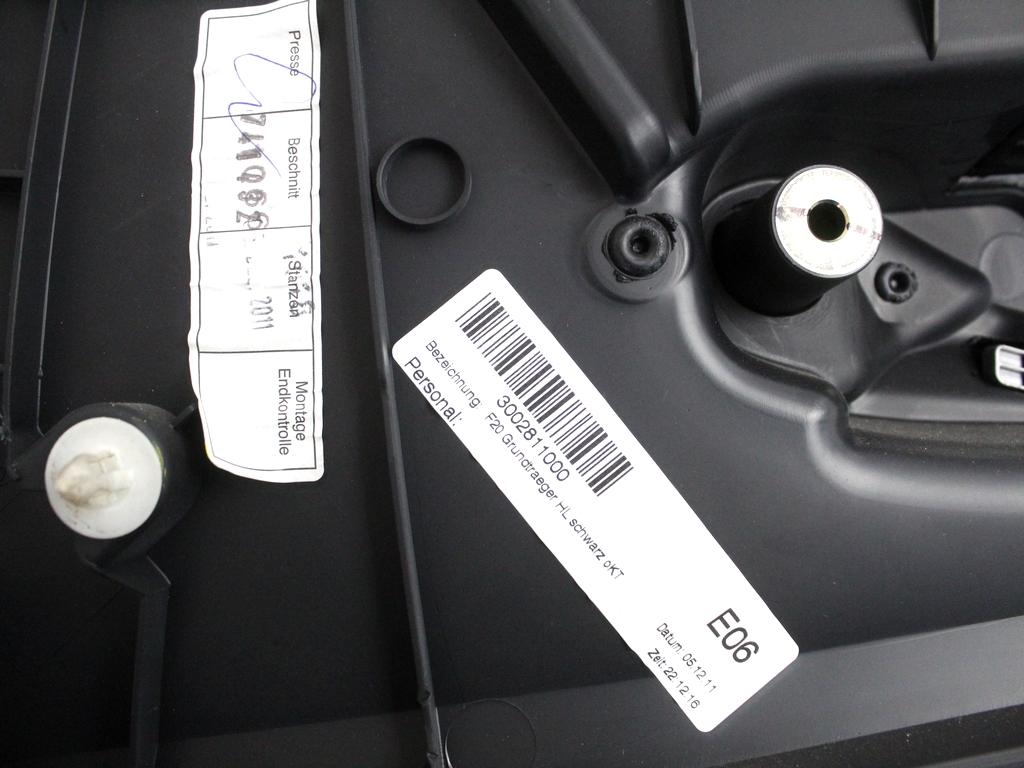 51427274747 PANNELLO INTERNO PORTA POSTERIORE SINISTRA IN PELLE BMW SERIE 1 116D F20 2.0 D 85KW 6M 5P (2012) RICAMBIO USATO