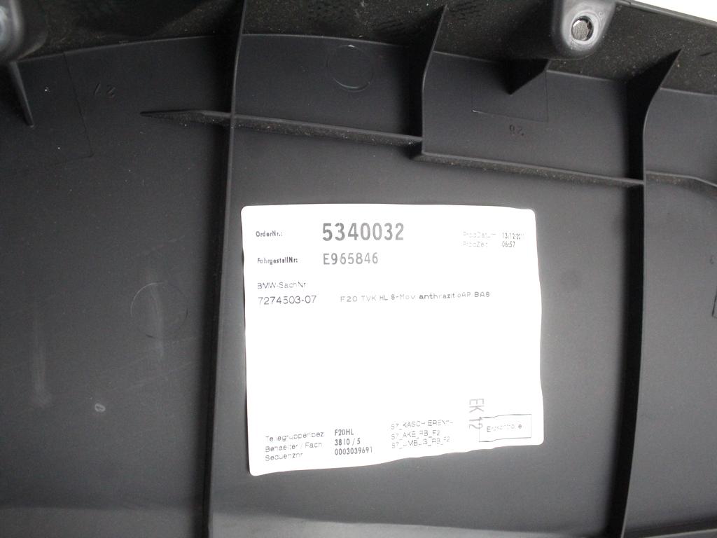 51427274747 PANNELLO INTERNO PORTA POSTERIORE SINISTRA IN PELLE BMW SERIE 1 116D F20 2.0 D 85KW 6M 5P (2012) RICAMBIO USATO