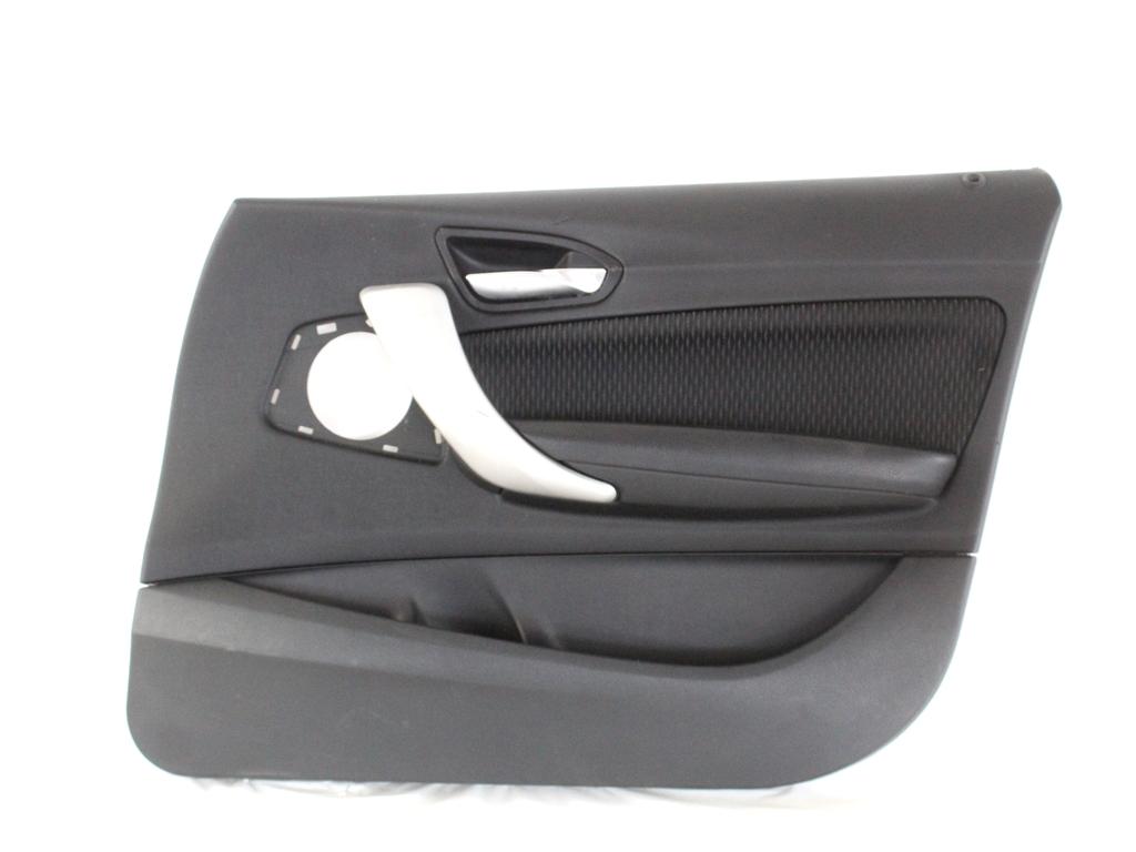51417282814 PANNELLO INTERNO PORTA ANTERIORE DESTRA IN PELLE BMW SERIE 1 116D F20 2.0 D 85KW 6M 5P (2012) RICAMBIO USATO
