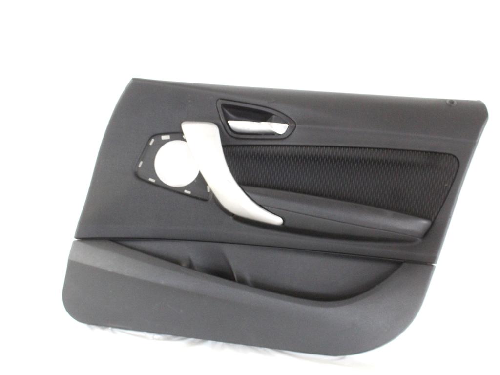51417282814 PANNELLO INTERNO PORTA ANTERIORE DESTRA IN PELLE BMW SERIE 1 116D F20 2.0 D 85KW 6M 5P (2012) RICAMBIO USATO