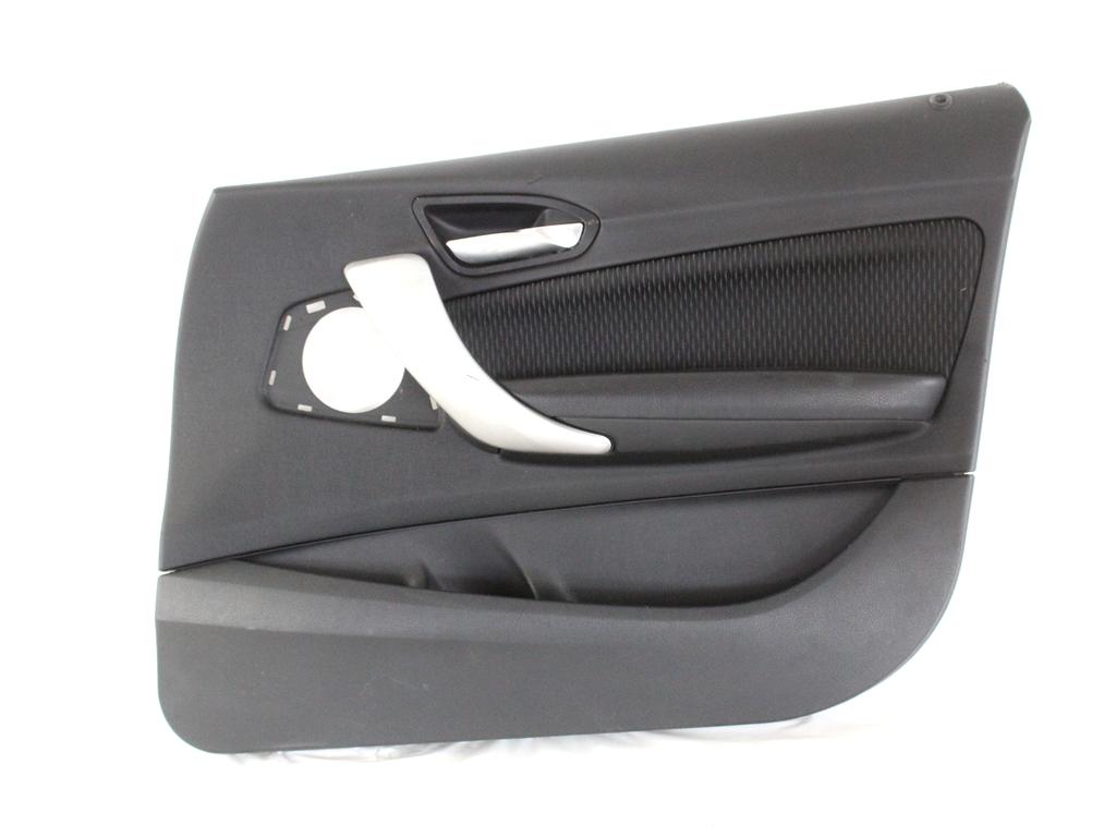 51417282814 PANNELLO INTERNO PORTA ANTERIORE DESTRA IN PELLE BMW SERIE 1 116D F20 2.0 D 85KW 6M 5P (2012) RICAMBIO USATO