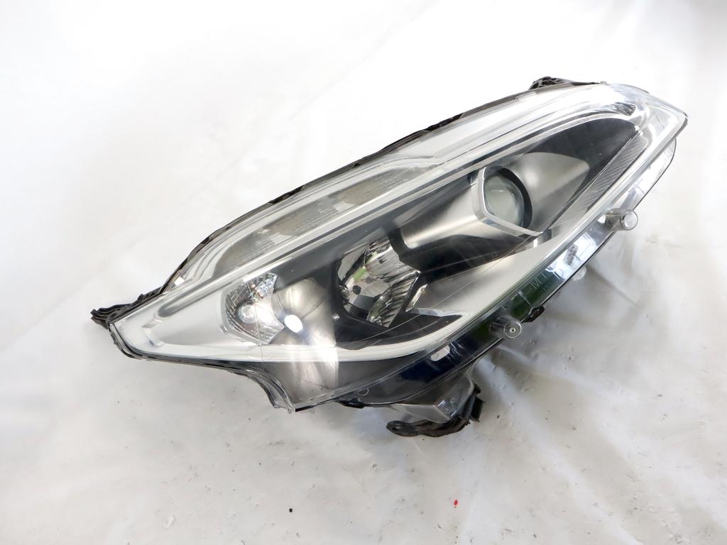 9810805880 FARO FANALE ANTERIORE DESTRO PEUGEOT 208 1.6 D 55KW 5M 5P (2016) RICAMBIO USATO 