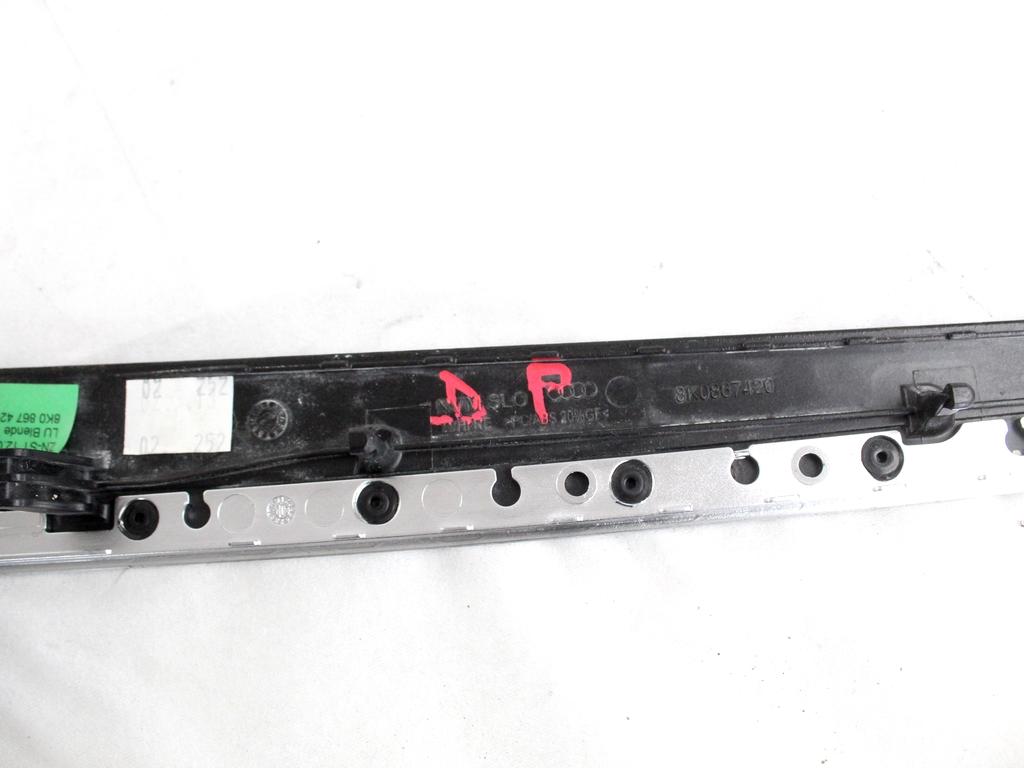 8K0867420 MODANATURA LISTELLO PANNELLO INTERNO PORTA POSTERIORE DESTRA AUDI A5 SPORTBACK 2.0 D 130KW 4X4 5P AUT (2013) RICAMBIO USATO