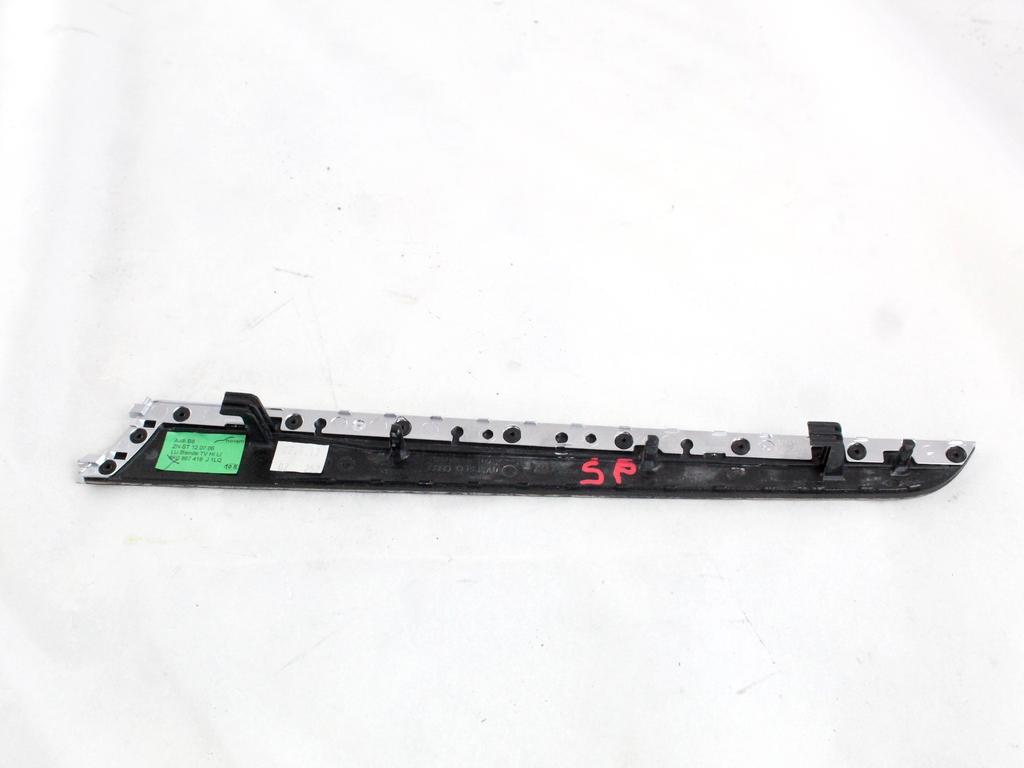 8K0867419 MODANATURA LISTELLO PANNELLO INTERNO PORTA POSTERIORE SINISTRA AUDI A5 SPORTBACK 2.0 D 130KW 4X4 5P AUT (2013) RICAMBIO USATO