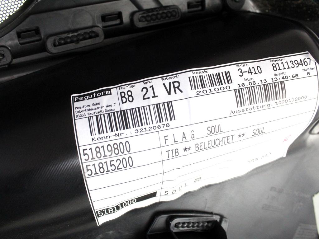 8T8867104BWFA PANNELLO INTERNO PORTA ANTERIORE DESTRA CON RIVESTIMENTO IN PELLE AUDI A5 SPORTBACK 2.0 D 130KW 4X4 5P AUT (2013) RICAMBIO USATO
