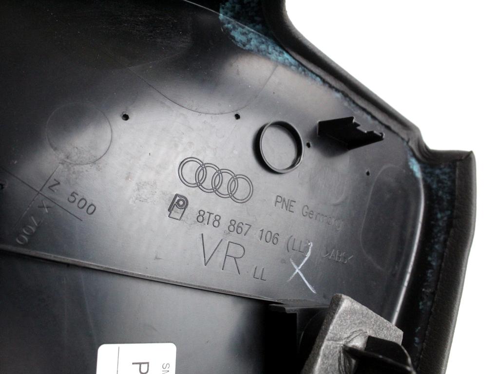 8T8867104BWFA PANNELLO INTERNO PORTA ANTERIORE DESTRA CON RIVESTIMENTO IN PELLE AUDI A5 SPORTBACK 2.0 D 130KW 4X4 5P AUT (2013) RICAMBIO USATO