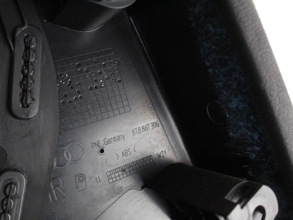 8T8867304BWFA PANNELLO INTERNO PORTA POSTERIORE DESTRA CON RIVESTIMENTO IN PELLE AUDI A5 SPORTBACK 2.0 D 130KW 4X4 5P AUT (2013) RICAMBIO USATO