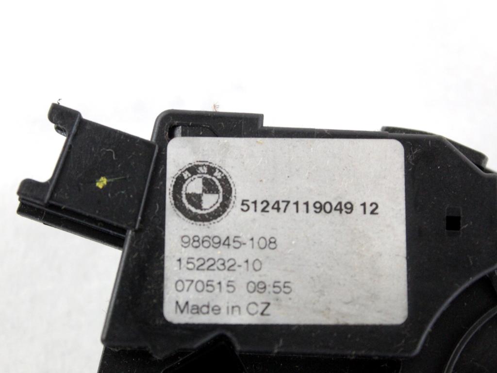 51247119049 CHIUSURA SERRATURA PORTELLONE COFANO POSTERIORE BAULE BMW X5 E70 3.0 D 4X4 173KW AUT 5P (2007) RICAMBIO USATO