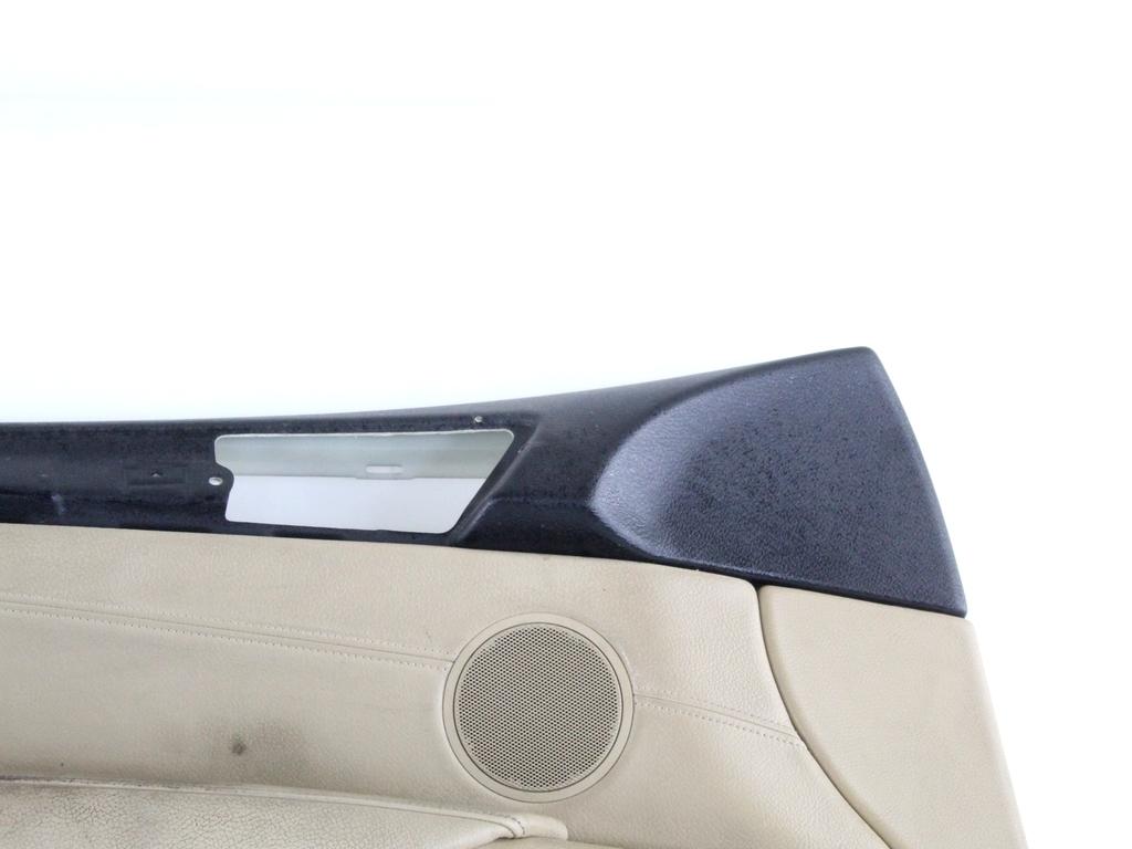 51417244357 PANNELLO INTERNO PORTA ANTERIORE SINISTRA CON RIVESTIMENTO IN PELLE BMW X5 E70 3.0 D 4X4 173KW AUT 5P (2007) RICAMBIO USATO
