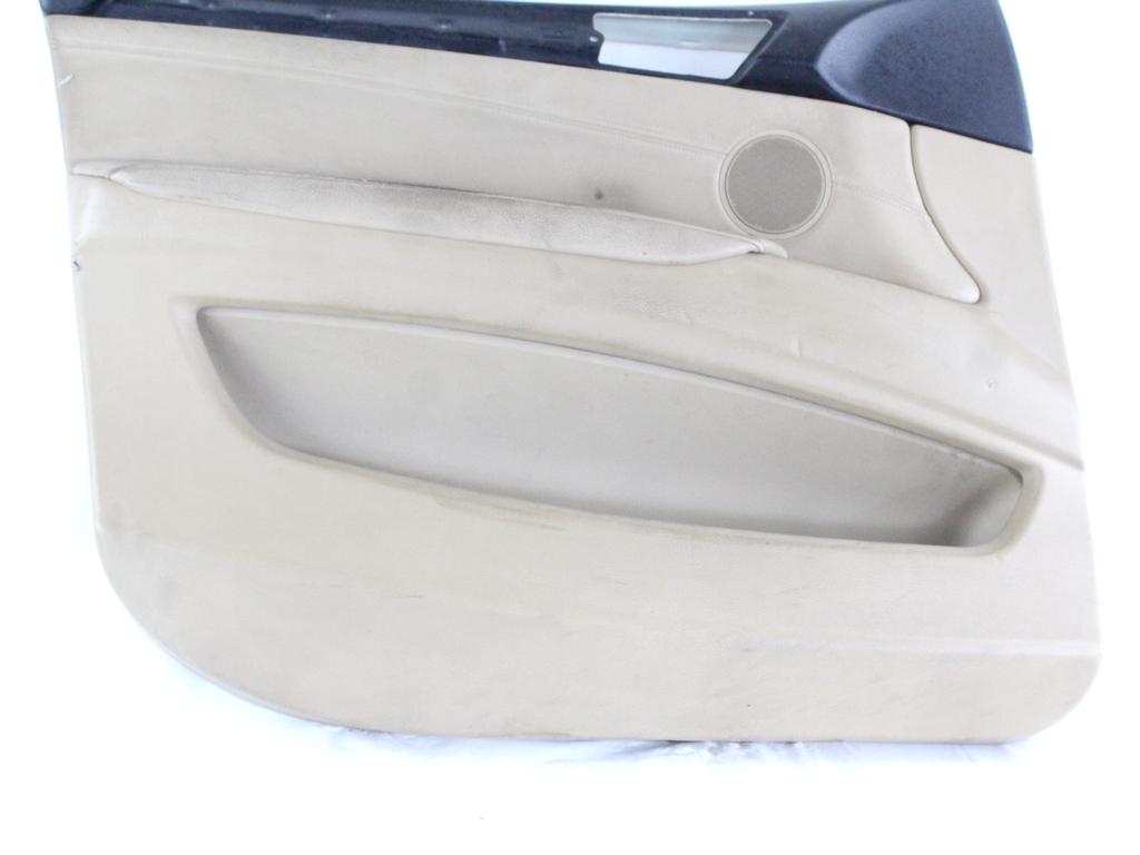 51417244357 PANNELLO INTERNO PORTA ANTERIORE SINISTRA CON RIVESTIMENTO IN PELLE BMW X5 E70 3.0 D 4X4 173KW AUT 5P (2007) RICAMBIO USATO