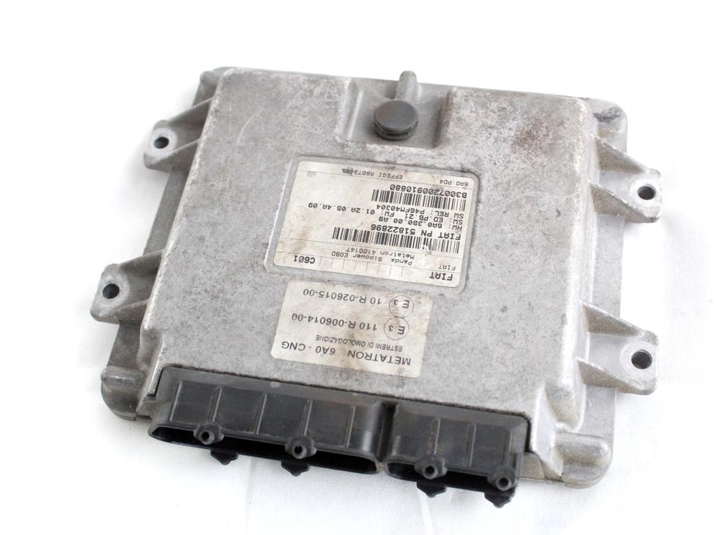 51822996 CENTRALINA INIEZIONE METANO FIAT PANDA 1.2 M 44KW 5M 5P (2009) RICAMBIO USATO 