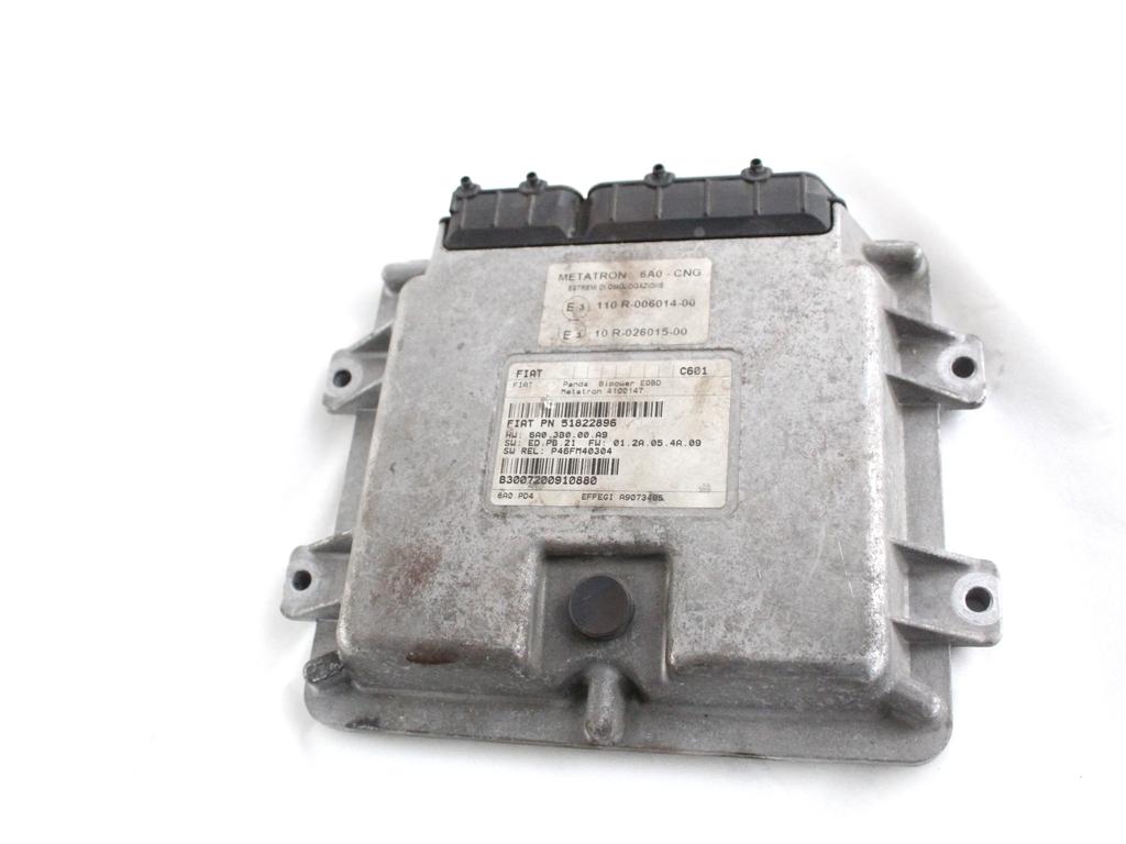 51822996 CENTRALINA INIEZIONE METANO FIAT PANDA 1.2 M 44KW 5M 5P (2009) RICAMBIO USATO 