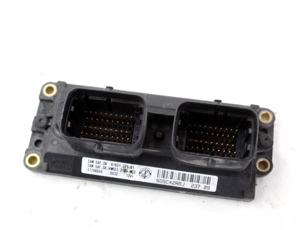 51798646 CENTRALINA INIEZIONE MOTORE FIAT PANDA 1.2 M 44KW 5M 5P (2009) RICAMBIO USATO 