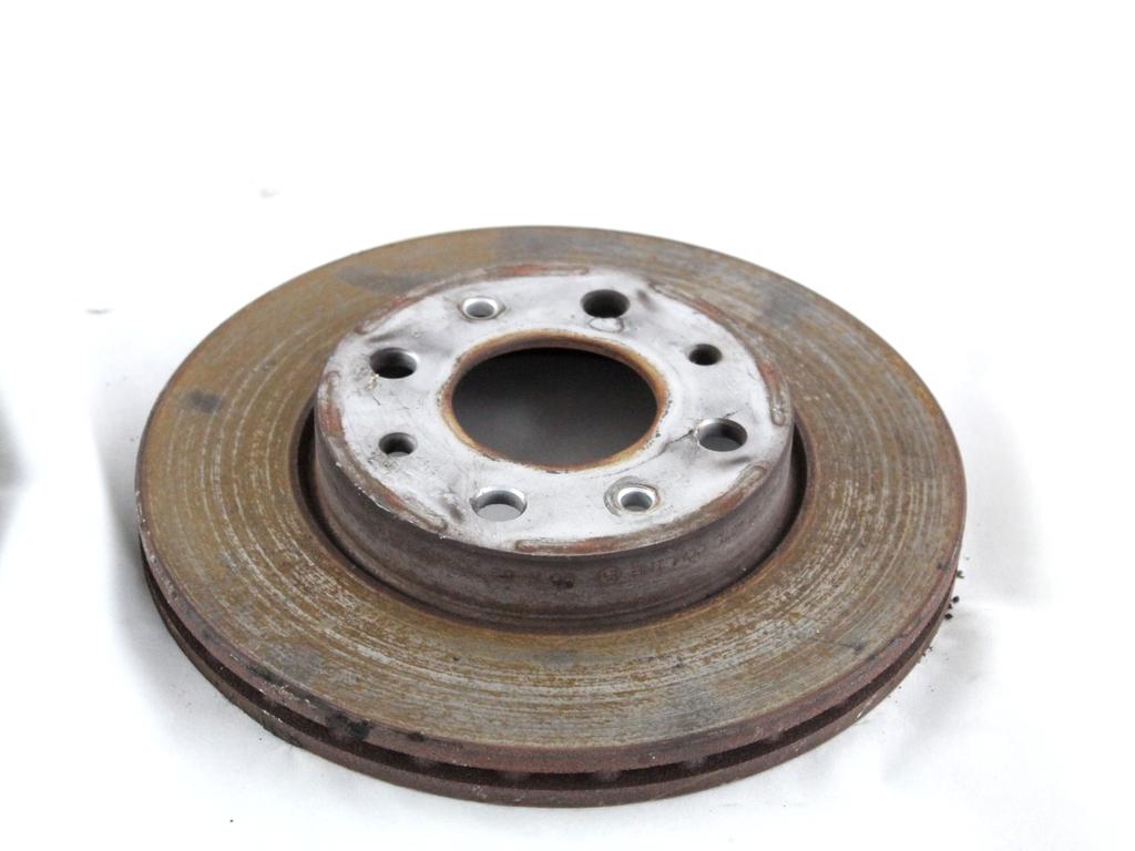 46788929 COPPIA DISCHI FRENO ANTERIORI FIAT PANDA 1.2 M 44KW 5M 5P (2009) RICAMBIO USATO 