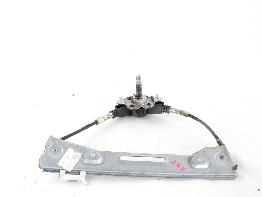 46803654 MECCANISMO ALZA-VETRO ALZA-CRISTALLO PORTA POSTERIORE SINISTRA MANUALE FIAT PANDA 1.2 M 44KW 5M 5P (2009) RICAMBIO USATO