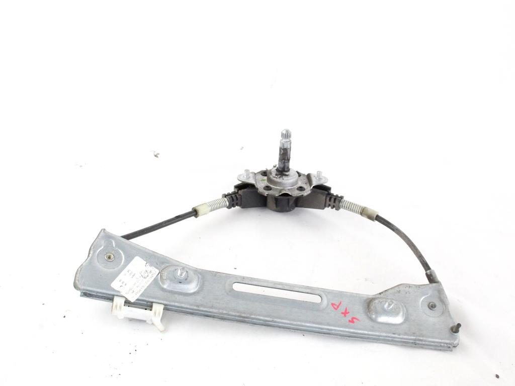 46803654 MECCANISMO ALZA-VETRO ALZA-CRISTALLO PORTA POSTERIORE SINISTRA MANUALE FIAT PANDA 1.2 M 44KW 5M 5P (2009) RICAMBIO USATO