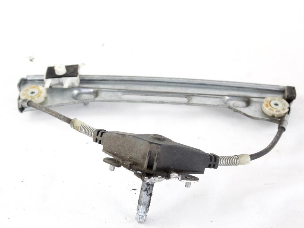 46803654 MECCANISMO ALZA-VETRO ALZA-CRISTALLO PORTA POSTERIORE SINISTRA MANUALE FIAT PANDA 1.2 M 44KW 5M 5P (2009) RICAMBIO USATO