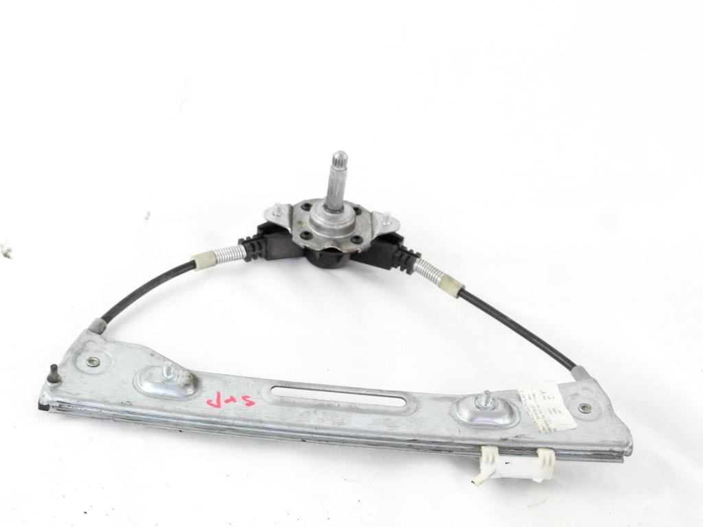 46803653 MECCANISMO ALZA-VETRO ALZA-CRISTALLO PORTA POSTERIORE DESTRA MANUALE FIAT PANDA 1.2 M 44KW 5M 5P (2009) RICAMBIO USATO