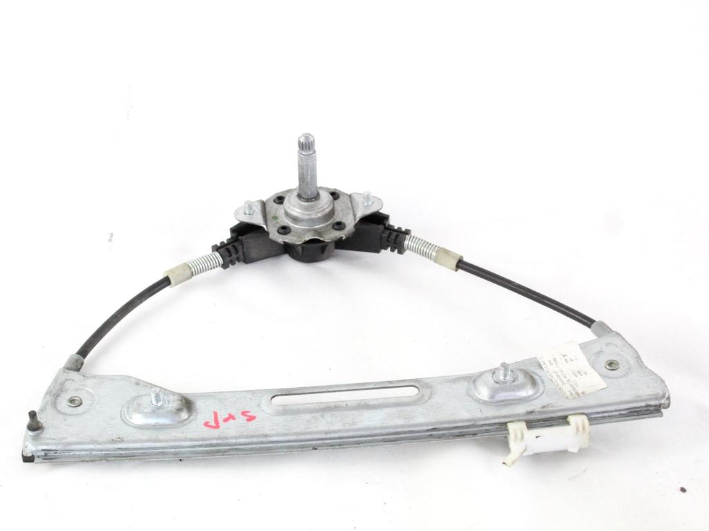 46803653 MECCANISMO ALZA-VETRO ALZA-CRISTALLO PORTA POSTERIORE DESTRA MANUALE FIAT PANDA 1.2 M 44KW 5M 5P (2009) RICAMBIO USATO