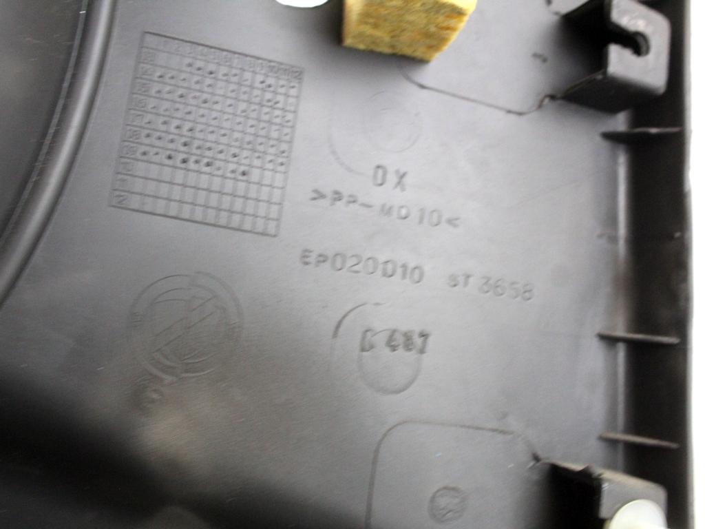 735442106 PANNELLO INTERNO PORTA POSTERIORE DESTRA FIAT PANDA 1.2 M 44KW 5M 5P (2009) RICAMBIO USATO