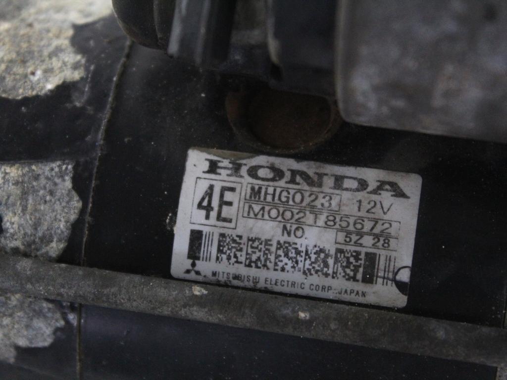 31200RBDE01 MOTORINO AVVIAMENTO HONDA FR-V 2.2 D 103KW 6M 5P (2006) RICAMBIO USATO