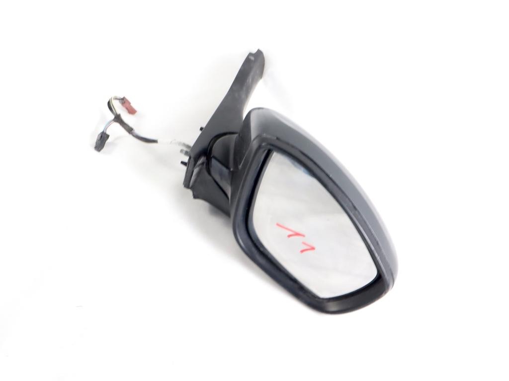 1611240180 SPECCHIETTO RETROVISORE ESTERNO DESTRO CONNETTORE 11 PIN PEUGEOT 208 1.6 D 55KW 5M 5P (2016) RICAMBIO USATO 