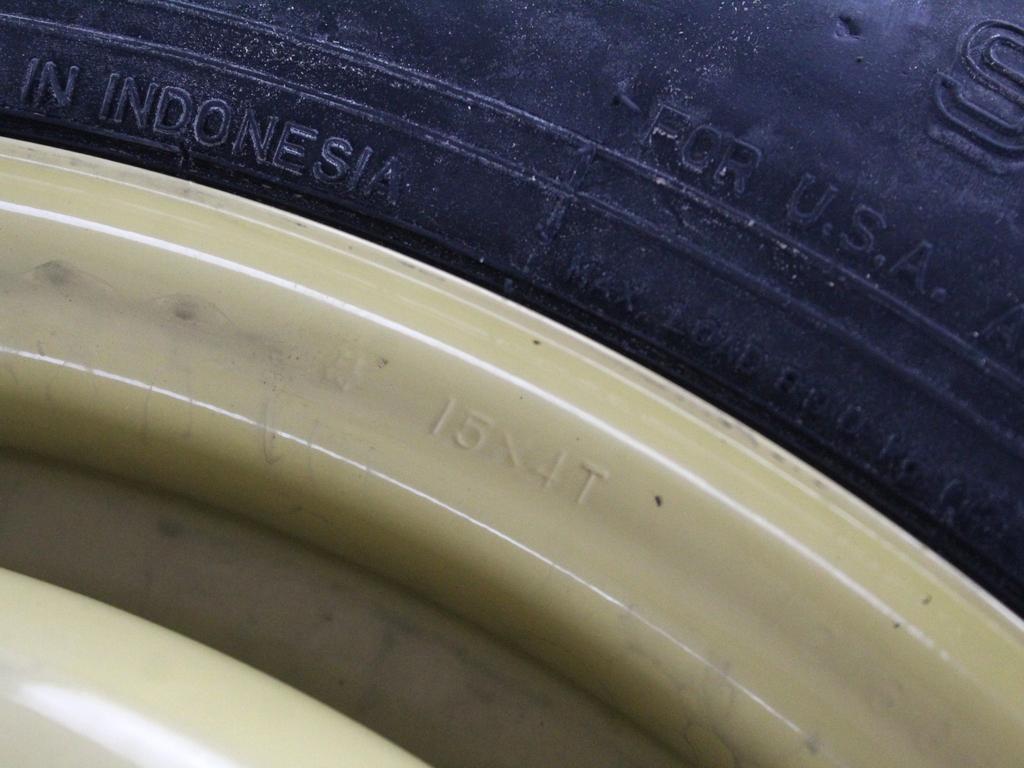 42700SZ3E01 RUOTINO DI SCORTA DUNLOP T135/90 D15 100M HONDA FR-V 2.2 D 103KW 6M 5P (2006) RICAMBIO USATO CON CERCHIO IN FERRO DA 15 POLLICI 5 FORI 15X4T ET27