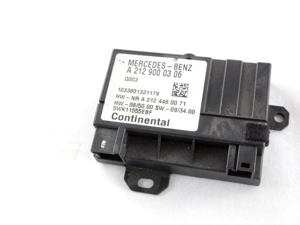 A2129000306 CENTRALINA POMPA CARBURANTE MERCEDES CLASSE C 200 W204 2.2 D 100KW AUT 5P (2011) RICAMBIO USATO