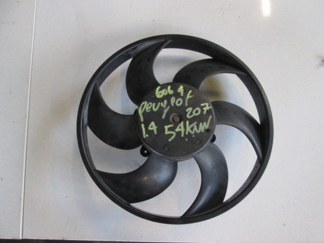 VENTILATOR HLADILNIKA OEM N. 9675280980 ORIGINAL REZERVNI DEL PEUGEOT 207 / 207 CC WA WC WD WK (2006 - 05/2009) BENZINA LETNIK 2006