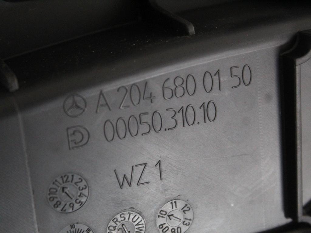 A20468001509051 TUNNEL CENTRALE CON BRACCIOLO IN PELLE MERCEDES CLASSE C 200 W204 2.2 D 100KW AUT 5P (2011) RICAMBIO USATO