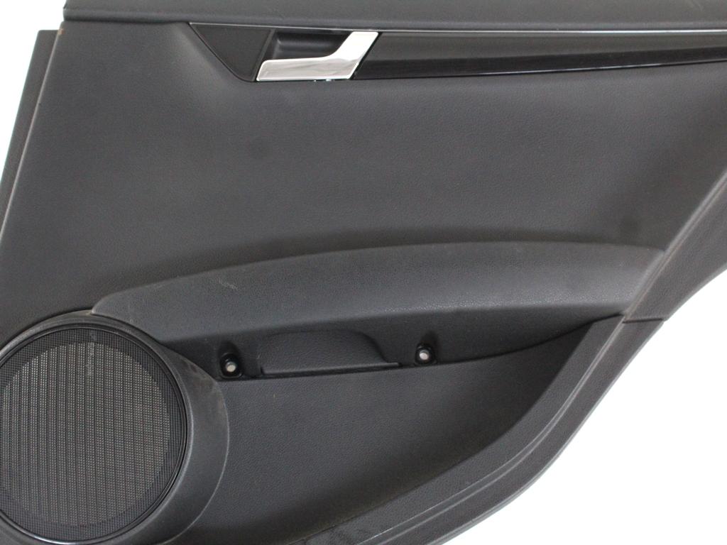 A20473027629D88 PANNELLO INTERNO PORTA POSTERIORE DESTRA CON RIVESTIMENTO IN PELLE MERCEDES CLASSE C 200 W204 2.2 D 100KW AUT 5P (2011) RICAMBIO USATO