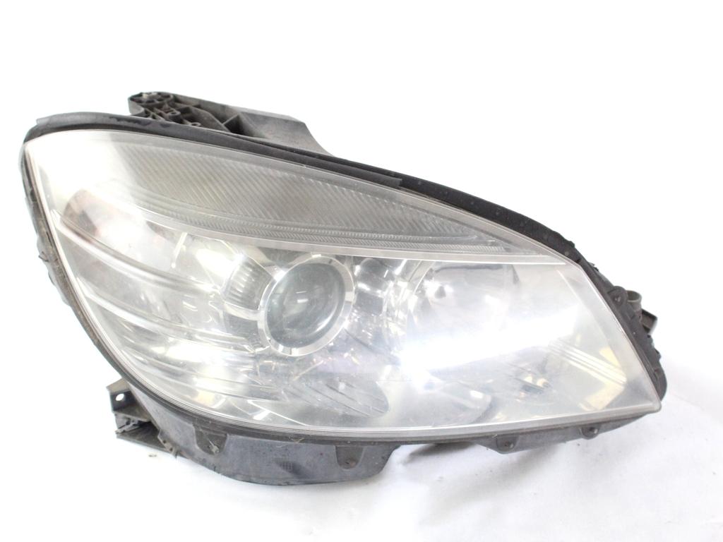 A2048208461 FARO FANALE ANTERIORE DESTRO MERCEDES CLASSE C 200 W204 2.2 D 100KW AUT 5P (2011) RICAMBIO USATO