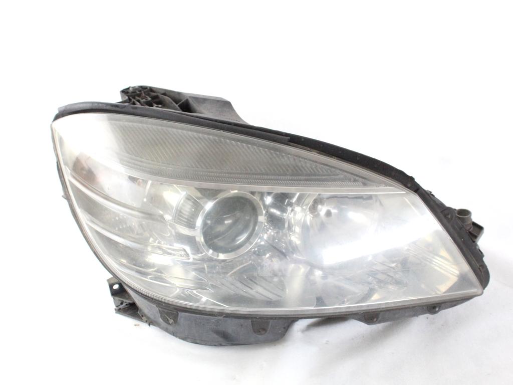 A2048208461 FARO FANALE ANTERIORE DESTRO MERCEDES CLASSE C 200 W204 2.2 D 100KW AUT 5P (2011) RICAMBIO USATO