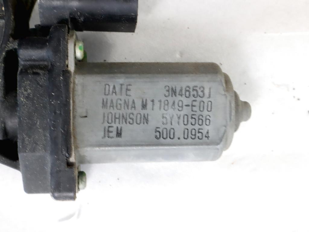 51359805671 MOTORINO MECCANISMO ALZA-VETRO ALZA-CRISTALLO PORTA POSTERIORE SINISTRA MINI COUNTRYMAN R60 ONE D 1.6 D 66KW 6M 5P (2010) RICAMBIO USATO 51359804385
