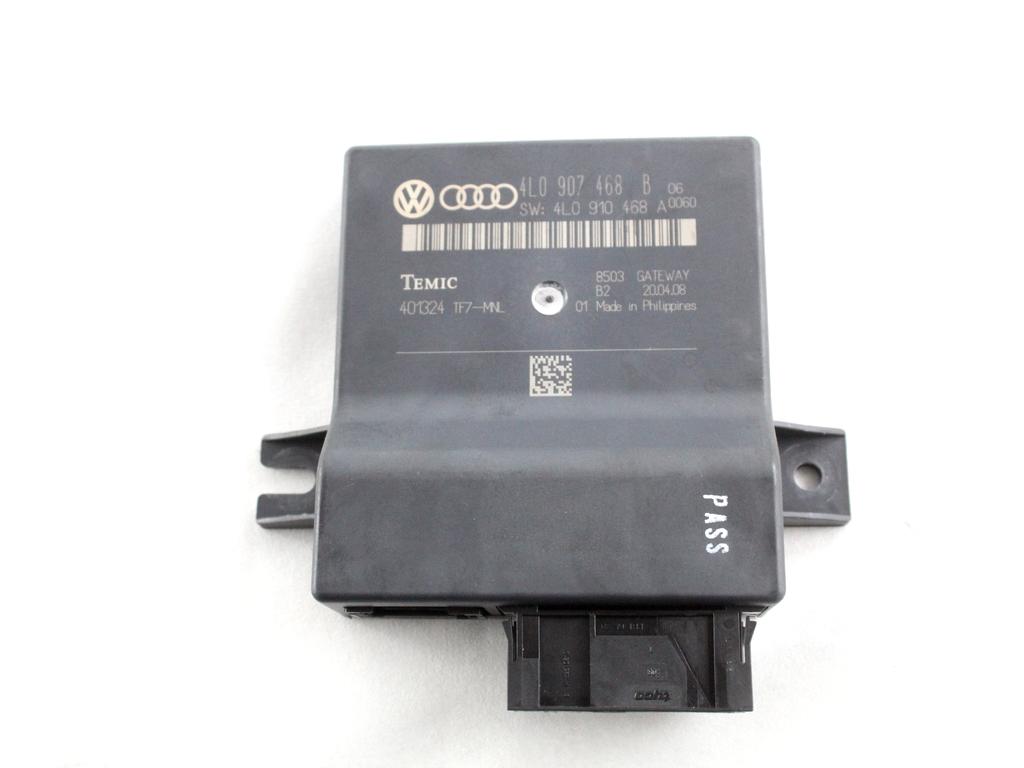 4L0907468B CENTRALINA GATEWAY AUDI A6 C6 SW 3.0 D 4X4 171KW AUT 5P (2008) RICAMBIO USATO