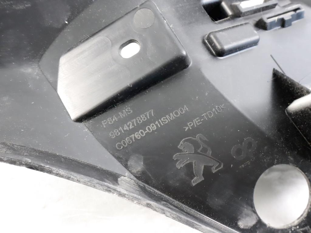 9814278877 SUPPORTO GRIGLIA PARAURTI ANTERIORE PEUGEOT 3008 2.0 D 110KW AUT 5P (2016) RICAMBIO USATO