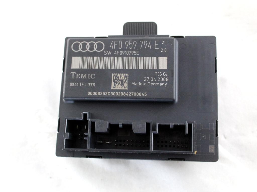4F0959794E CENTRALINA PORTA POSTERIORE DESTRA AUDI A6 C6 SW 3.0 D 4X4 171KW AUT 5P (2008) RICAMBIO USATO