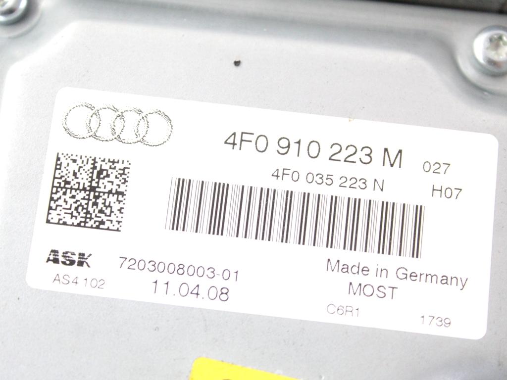 4F0910223M AMPLIFICATORE AUDIO AUDI A6 C6 SW 3.0 D 4X4 171KW AUT 5P (2008) RICAMBIO USATO