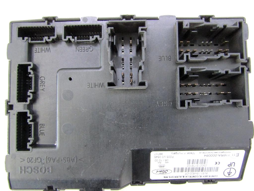 8V51-15K600-CF CENTRALINA BODY COMPUTER FORD FIESTA 1.2 B 60KW 5M 5P (2008) RICAMBIO USATO SUPPORTI DANNEGGIATI
