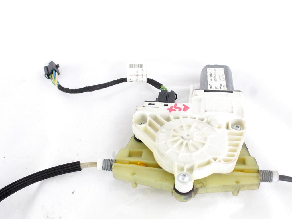 4F0839461 MOTORINO MECCANISMO ALZA-VETRO ALZA-CRISTALLO PORTA POSTERIORE SINISTRA AUDI A6 C6 SW 3.0 D 4X4 171KW AUT 5P (2008) RICAMBIO USATO 4F0959801F