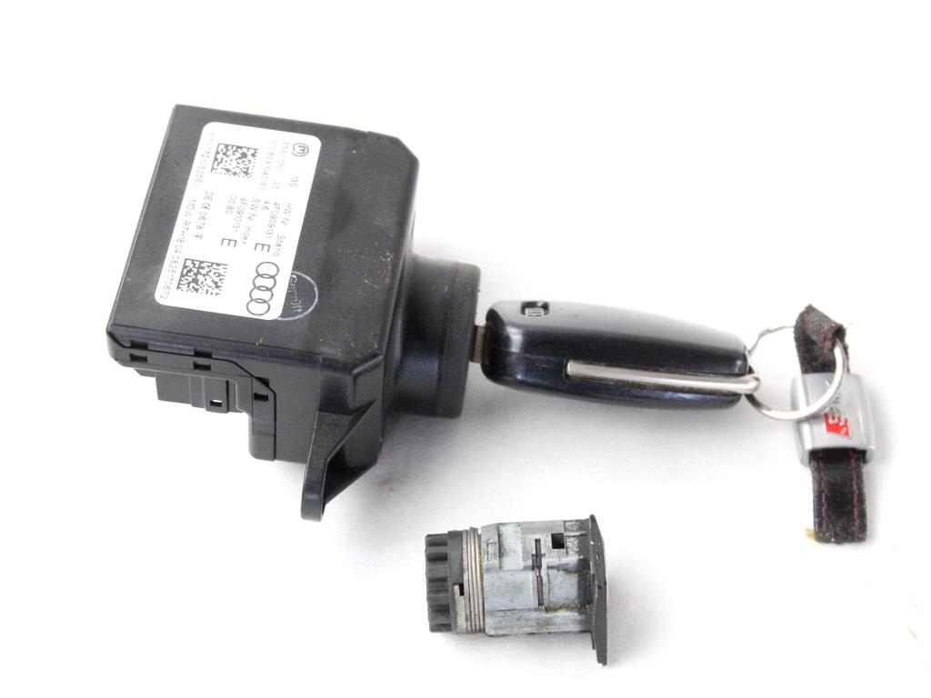 4F0909131 KIT BLOCCHETTI ACCENSIONE APERTURA CON CHIAVE AUDI A6 C6 SW 3.0 D 4X4 171KW AUT 5P (2008) RICAMBIO USATO