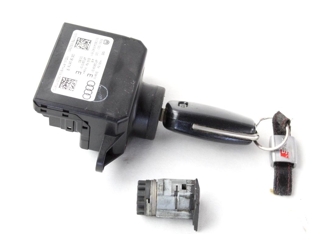 4F0909131 KIT BLOCCHETTI ACCENSIONE APERTURA CON CHIAVE AUDI A6 C6 SW 3.0 D 4X4 171KW AUT 5P (2008) RICAMBIO USATO