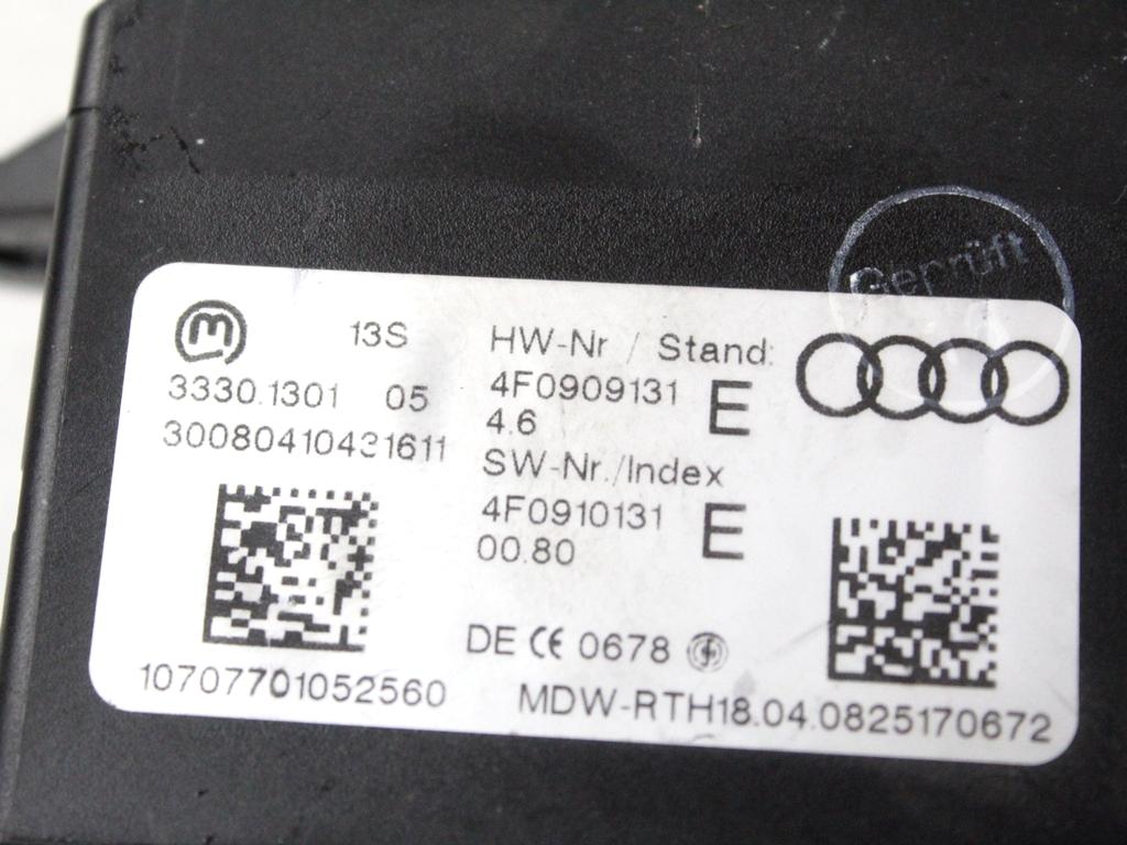 4F0909131 KIT BLOCCHETTI ACCENSIONE APERTURA CON CHIAVE AUDI A6 C6 SW 3.0 D 4X4 171KW AUT 5P (2008) RICAMBIO USATO