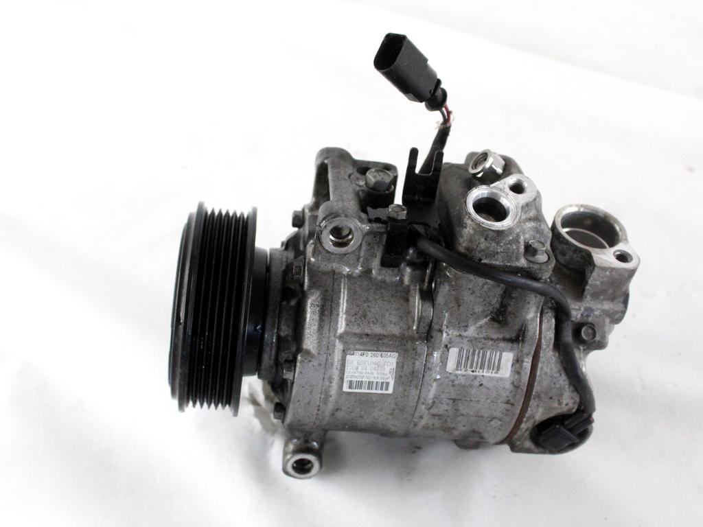 4F0260805AG COMPRESSORE CLIMATIZZATORE CLIMA A/C AUDI A6 C6 SW 3.0 D 4X4 171KW AUT 5P (2008) RICAMBIO USATO