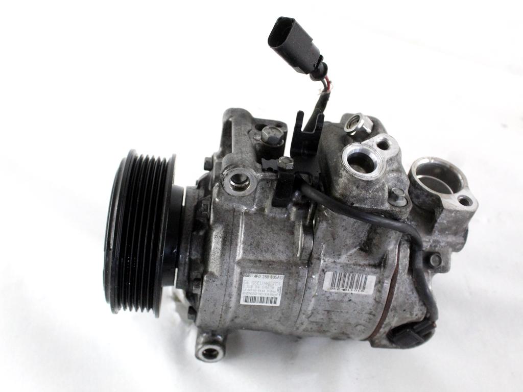 4F0260805AG COMPRESSORE CLIMATIZZATORE CLIMA A/C AUDI A6 C6 SW 3.0 D 4X4 171KW AUT 5P (2008) RICAMBIO USATO