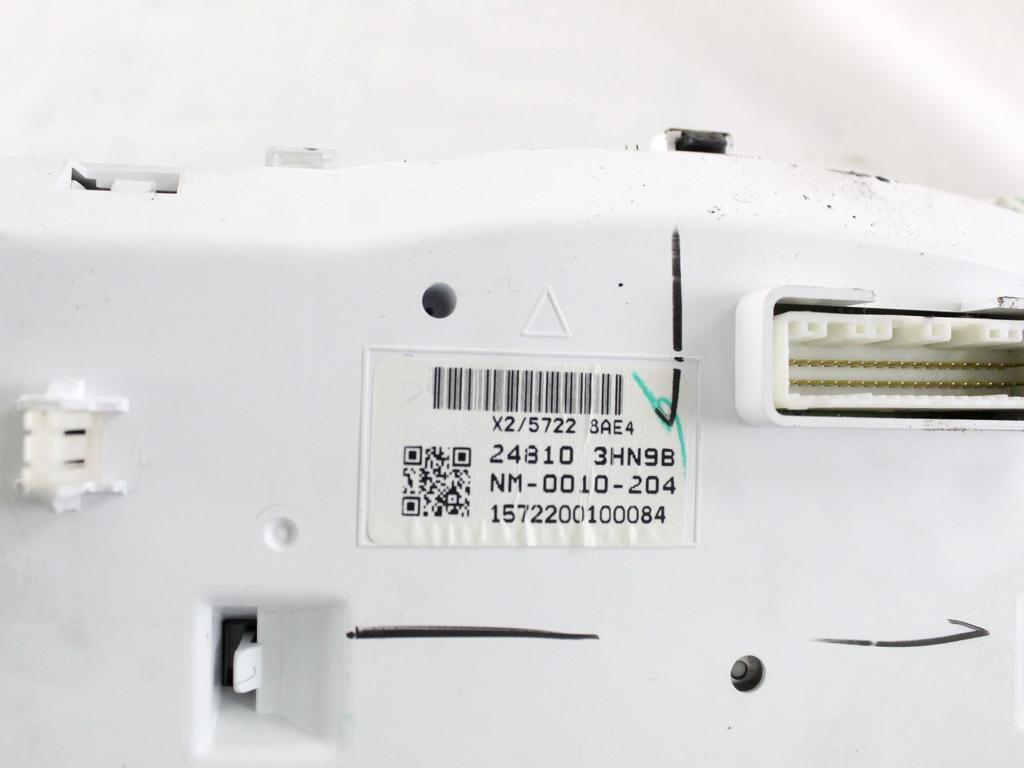 248103HN9B QUADRO STRUMENTI CONTACHILOMETRI NISSAN MICRA 1.2 B 59KW 5M 5P (2015) RICAMBIO USATO 